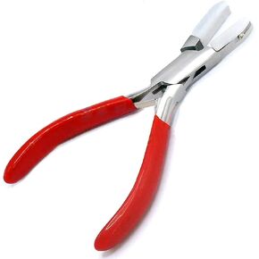 الأسلاك المزدوجة النايلون الفك السلكي تشكل كماشة مع فكي لاصق حمراء لمجوهرات DIY Making Projects Hobby