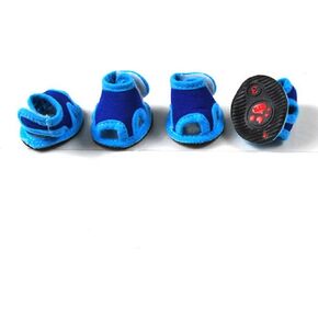 Pegasus Selmai Dog Sandals للكلاب الصغيرة ناعمة أحذية صيفية ناعمة للأحذية الرصيف الساخن المضاد للانزلاق من المطاط النعل القابل للتعديل المشي على الجري في الهواء الطلق يرتدي في الهواء الطلق