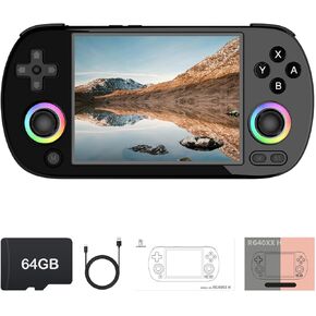 RG40XX H Retro Handheld Game Console ، Linux OS مدمج 64G+ 128G بطاقة TF Retro Video Screens 4.0 بوصة IPS شاشة POCKENT POCKEN