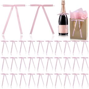 Twist Tie Bows 30pcs أقواس سوداء لكعكة البالونات توبيخ تزيين أقواس الشريط الساتان الكبيرة للهدية الحرف اليدوية لعلاج الأكياس عيد ميلاد ديكورات عيد الميلاد 5 × 7 بوصة