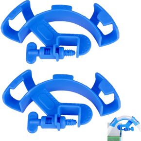 Fish Tank Water Pipe Clamp, Adjustable Fish Tank Tubing Holders Pipe Fixing Bracket, Aquarium Hose Clip Water Changer Holder for Fish Tank Cleaning Water Changing