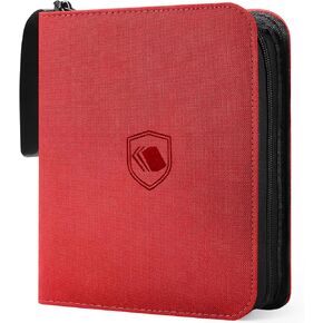 440 BOCKETS TRADING CARD BINDER ، PU COVER ZIPPER CORLECT COLLECTION ، حامل مجلد البطاقة القوي لـ MTG ، TCG ، بطاقات اللعبة ، بطاقات رياضية