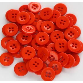 300pcs 1/2 بوصة (12.5 مم) الحجم الصغير جولة 4 أزرار ثقوب الزر الأسود لزر خياطة الملابس أو DIY Crafts Projects هدية