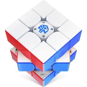 GAN12 UI MAGLEV ، GAN SMART Speed ​​Cube 3x3 مع GAN PowerPod ، مكعب مغناطيسي ذكي عبر Bluetooth متصل بالألعاب عبر الإنترنت/AI ، مكعب اللغز الرائع للأولاد والبالغين