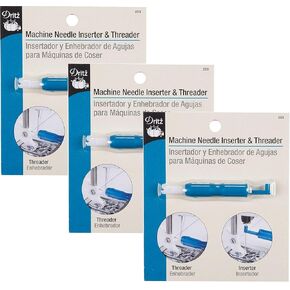 Dritz Machine Needle eserter و Threader (3 عبوة)
