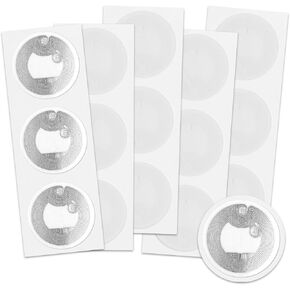 علامات 50pcs NFC ، ملصقات NFC مستديرة 25 مم NTAG 215 علامات NFC قابلة للبرمجة 504 بايت الذاكرة RFID متوافقة مع جميع الهواتف الذكية التي تدعم NFC (25 مم/1 بوصة)