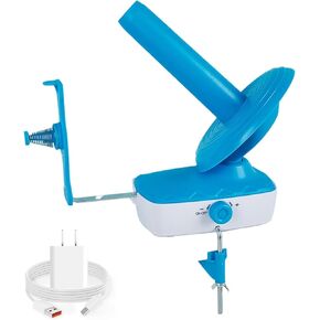yisowy electric yarn cake winder 10oz inder inder inter inter with dual spring tenter with dual spring والتحكم في السرعة بدون خطوة لكعكة الغزل.