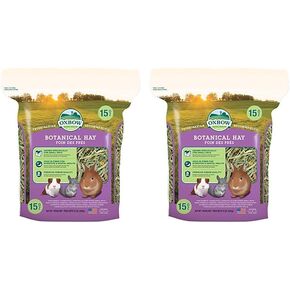 Oxbow Health Oxbow Westernical Western Timothy Hay - كل القش الطبيعي للأرانب ، خنازير غينيا ، شينشيلاس ، هامستر و gerbils - 15 أوقية.