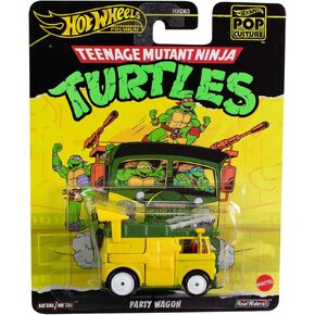 Hot Wheels Ninja Turtles TMNT Model Party Wagon Die Cast - Scale 1:64 - Length 7 cm Pop Culture HXF04
