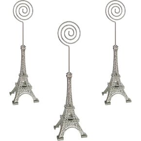 3 PCS Eiffel Tower Memo Memo Paper حامل صور الحفل لحفل الزفاف (Silver)