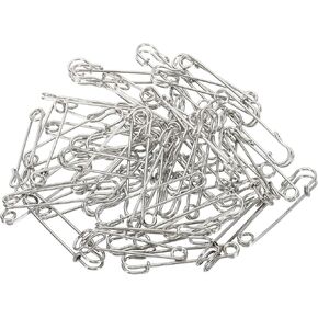 YOKIVE 50 Pcs Safety Pins, Large Metal Sewing Pins | Craft Making, Great for Clothing, Knitting, Sewing (Gold Tone, 1.06-Inch)