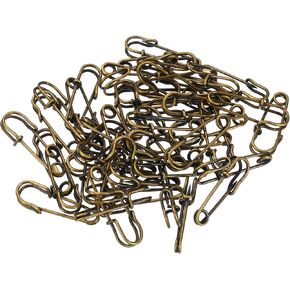 yokive 50 pcs دبابيس أمان ، دبابيس خياطة معدنية كبيرة | صنع الحرف ، رائعة للملابس ، الحياكة ، الخياطة (النغمة الذهبية ، 1.06 بوصة) in Kuwait