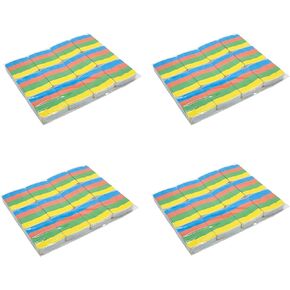 Magic Snow Storm Paper Professional Magicicic Gimmick Trick Stage Magic Accessory Snowstorm Paper Traft for Magic Show (4 عبوات ، ملونة)