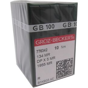 إبرة Groz-beckert في صندوق البلاستيك CKPSMS-100pcs Groz-beckert DPX5MR / 134MR / 135X5MR إبر آلات اللحف طويلة الذراع (حجم الإبرة: 18/110)