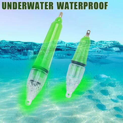 Underwater Light Deep Drop Fishing Light Waterproof Flashing Attractive Light Fishing Lamp Bait Lure Tools Fishing Equipment 5 Colors in Saudi Arabia