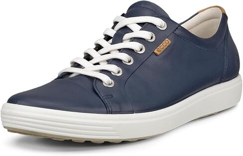 ECCO Women's Soft 7 Sneaker, Metallic Silver, 11-11.5 in Saudi Arabia