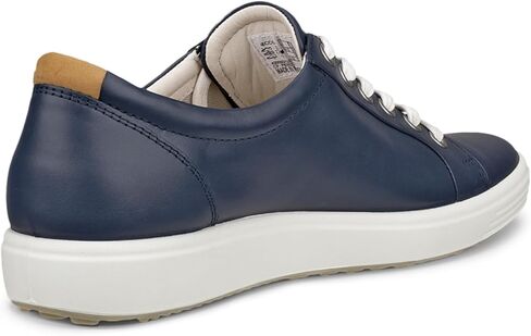 ECCO Women's Soft 7 Sneaker, Metallic Silver, 11-11.5 in Saudi Arabia