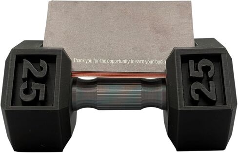Dumbbell Business Card Holder –3D-Printed Unique Fitness Desk Accessory for Trainers, Gym Owners, and Health Professionals in Saudi Arabia