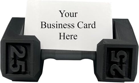 Dumbbell Business Card Holder –3D-Printed Unique Fitness Desk Accessory for Trainers, Gym Owners, and Health Professionals in Saudi Arabia