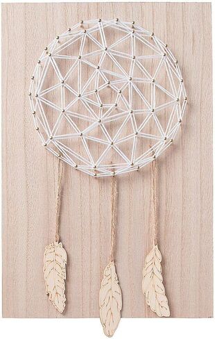 Fun Express DIY Flamingo String Art Kit (تشمل قاعدة الخشب والأجهزة والسلسلة) DIY الحرف DIY للأطفال والبالغين in Kuwait
