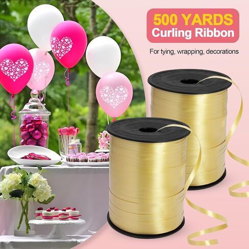 Luomorgo Purple Curling Ribbon, 500 Yards/1 Roll Balloon Ribbon, Plastic Thin Ribbon for Gift Wrapping, Balloon String, Curly Ribbon, Birthday Party Decorations (5mm Wide) in Saudi Arabia