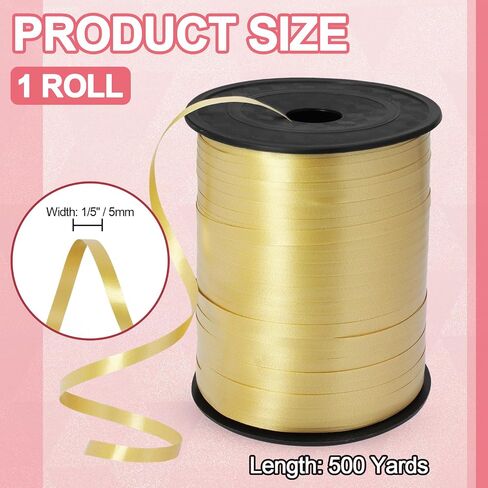Luomorgo Purple Curling Ribbon, 500 Yards/1 Roll Balloon Ribbon, Plastic Thin Ribbon for Gift Wrapping, Balloon String, Curly Ribbon, Birthday Party Decorations (5mm Wide) in Saudi Arabia