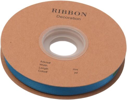 Double Side Satin Ribbon, Continuous 20 Yards,Use for Craft Bows Bouquet, Gift Wrapping, Wedding Decoration, Floral Arrangement (Coffee, 1/2 inch) in Saudi Arabia