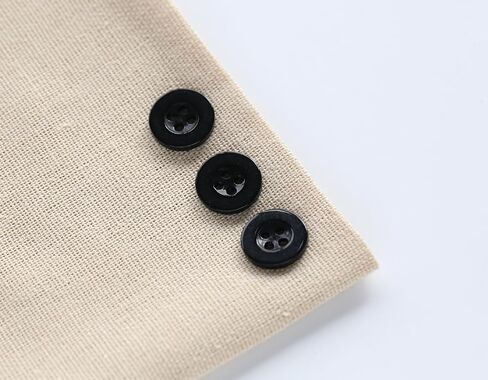 300pcs 1/2 Inch (12.5mm) Small Size Round 4 Holes Buttons Black Color Button for Sewing Clothing or DIY Crafts Projects Gift in Saudi Arabia