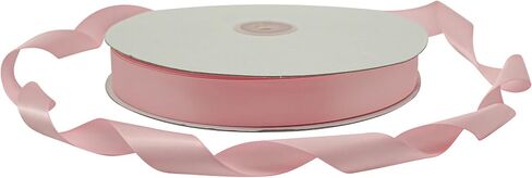 Lassos Boutique 7/8" x 100 Yard Single Faced Inch Satin Ribbon Art Sewing Party Favor Gift Christmas Birthday Ribbon (Burgundy) in Saudi Arabia