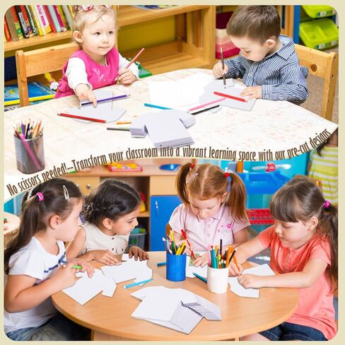 Mixteach 200 PCS T-Shirt Cletouts Paper Summer T-Shirt Shirts Cutouts فارغة خلاق ورق يموت للأطفال DIY Project Craft Art Project Home School Classroom Decore Bulletin Decord ، White in Saudi Arabia