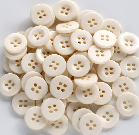 300pcs 1/2 Inch (12.5mm) Small Size Round 4 Holes Buttons Black Color Button for Sewing Clothing or DIY Crafts Projects Gift in Saudi Arabia