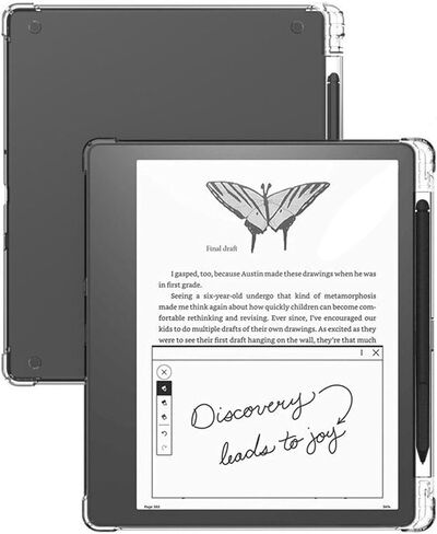 for 6'' Older Kindle Paperwhite Prior to 2018 (5th/6th/7th Generation, 2012-2017 Release,Model EY21 & DP75SDI),Clear Case Soft TPU Back Cover Shell for Kindle E-Reader-Clear in Kuwait