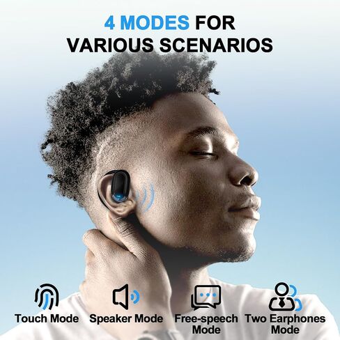 Translation Earbuds Real Time,Ai Language Translation Headphones,Open-Ear Translating Ear Buds,144 Languages Online Translation, Translation Device for Travel Business Learning (Black) in Saudi Arabia