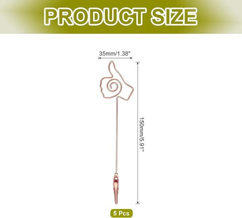 PATIKIL 5PCS Metal Alligator Clamp, 1 Set Thumb Shape Multi-Functional Alligator Clip Bracelet Helper Tool Memo Note Photos Place Cards Clip Holder, Silver in Kuwait