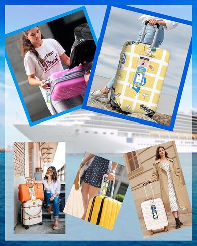 Celebrity Luggage Tag Holders Fits All Celebrity/Royal Caribbean Ships & Tags for Cruises in 2024 & 2025(10pack) in Saudi Arabia