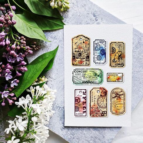 GLOBLELAND Retro Typewriter Background Clear Stamps for Cards Making Vintage Telephone Background Silicone Clear Stamp Seals for Cards Making DIY Scrapbooking Photo Journal Album Decoration in Kuwait