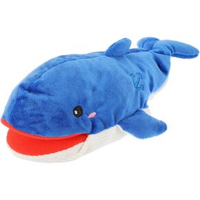 Luozzy Animal Hand Puppet Cartoon Blue Whale Puppet Toy Torytelling Animal Hand Hand Hands Hilts - 30 cm