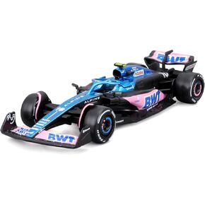 Bburago - Formula 1 Alpine 2023 by Pierre Gasly - 1:43 Vehicle Reproduction - Racing Collection - Collectable Children's Toy from 3 Years - 38072G
