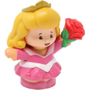 فيشر بديل بديل جزء صغير من القلاع القابل للتحصيل Princess Playset Fgy23 - بديل Aurora Sleeping Beauty Figure مع قاعدة للحديث القلعة