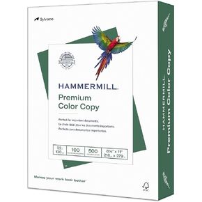 ورقة طابعة Hammermill ، ورقة نسخة متميزة 32 رطل ، 8.5 × 11-1 Ream (500 ورقة) - 100 مشرق ، مصنوعة في الولايات المتحدة الأمريكية ، 102630r