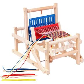 MTOOLCTOE Wooden Multi-Craft Loom DIY Hand braiding Machine Children's Intelligence Toy Weaving Loom