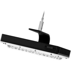 E3 24W LEF LED مع جبل الرقبة المرن ، وحدة تحكم سلكية روتاري باهتة لحوض السمك 5.9 "x3.7" x1.2 "