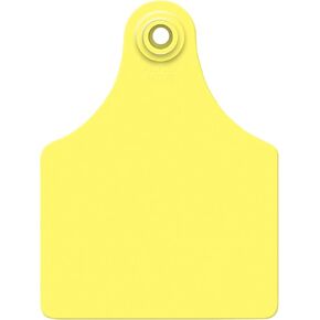 Allflex USA GLF/GSMY 115451 علامة أذن ، فارغة ، صفراء ، كبيرة