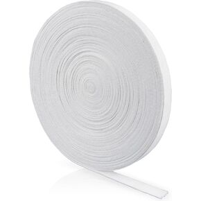 21 Yards White Elastic Band for Sewing - 0.47 Inch Knit Elastic Bands High Elasticity Elastic Strap for Sewing Waistband and Pants Waist, Crafting DIY