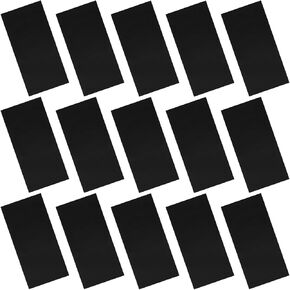 15Pcs Nylon Repair Patches Self-Adhesive Nylon Patch, Repair Patches for Clothes, Black Self-Adhesive Fabric Patch for Down Jacket, Tent, Clothing, 19.8x9.8cm, Down Jacket Repair Patch
