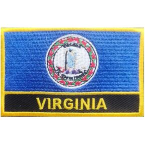 1 PCS Massachusetts Patches Patches Iron ON