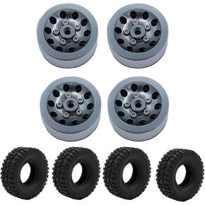 حافات محور عجلة Beadlock Metal مع إطارات 1/16 WPL C14 C24 B14 B24 B16 1/12 MN78 MN99S MND90 RC Parts (RED) in Kuwait