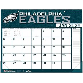 TURNER SPORTS Philadelphia Eagles 2025 22x17 Desk Calendar (25998061548)