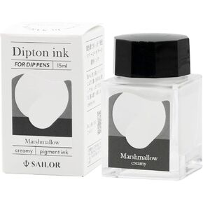 Sailor Fountain Pen Dip Pen Ink Dipton Cremy حبر مارشموور كريمي 13-1801-201 حبر معبأة في زجاجات مصمم خصيصًا لأقلام DIP