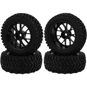 4pcs 1.9 بوصة العجلات البلاستيكية حافة مع إطارات 75 ملم تجمع وعلى إطارات الطرق 12 مم من Mn D90 99S Wltoys 144001 HPI HSP 1/10 1/12 1/14 1/16 RC Racing Carner Upgrade